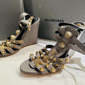 Balenciaga wedge sandal.